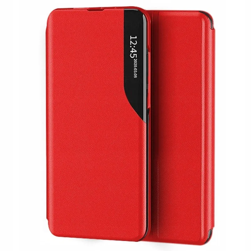 Puzdro SMART VIEW MAGNET na XIAOMI Redmi NOTE 11 PRO 5G red