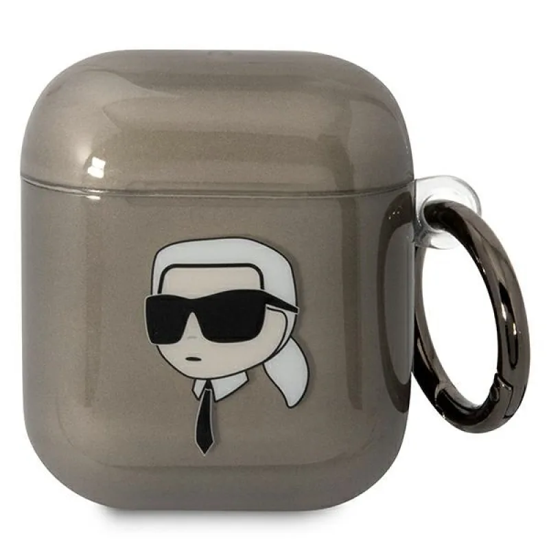 Karl Lagerfeld KLA2HNIKTCK AirPods 1/2 kryt black/black Karl`s Head