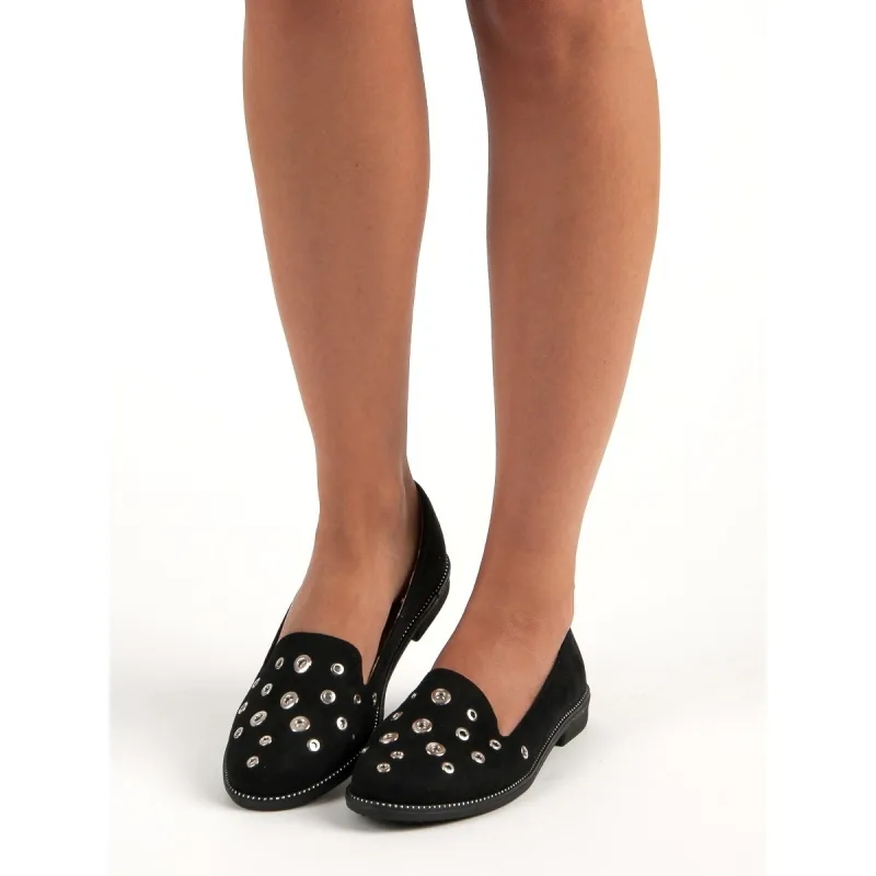 Dámske čierne lordsy - YT-2B veľkosť 38