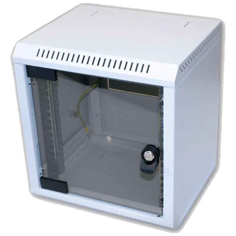 10" rack jednodielny 6U/ 260 TRITON šedý dvere sklo RBA-06-AS3-CAX-C1