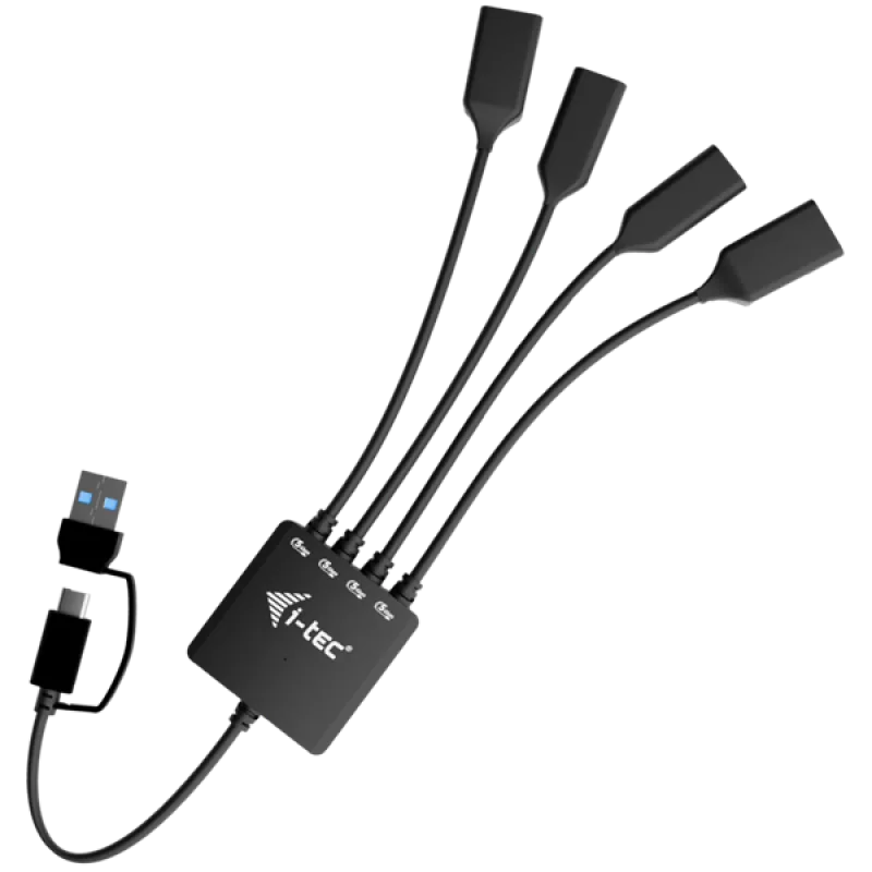 i-tec USB-C/USB-A Cable HUB 4 port (2x USB-C, 2x USB-A) CACBLHUB2A2C