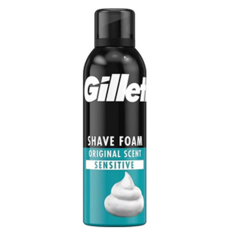 Gillette Sensitive Skin pena na holenie 200ml