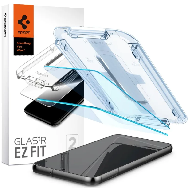 Tvrdené sklo Spigen Glas.tR EZ Fit pre Samsung Galaxy S23 - 2 ks.