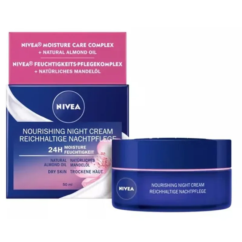 Nivea krém ESSENTIALS 50ml Výživný Nočný krém