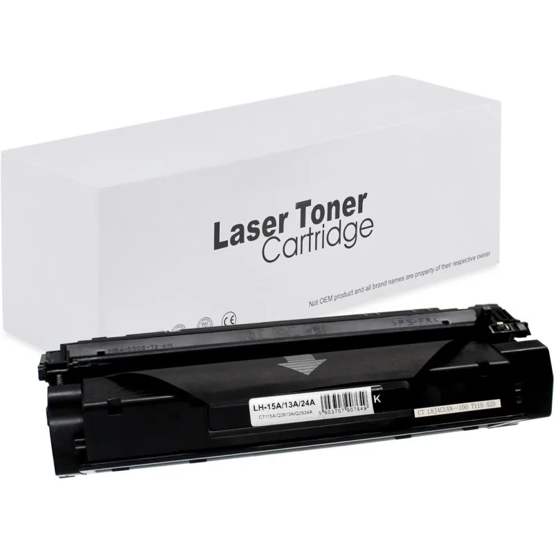 Toner HP C7115A Q2613A Q2624A Black - 2500 strán - kompatibilný