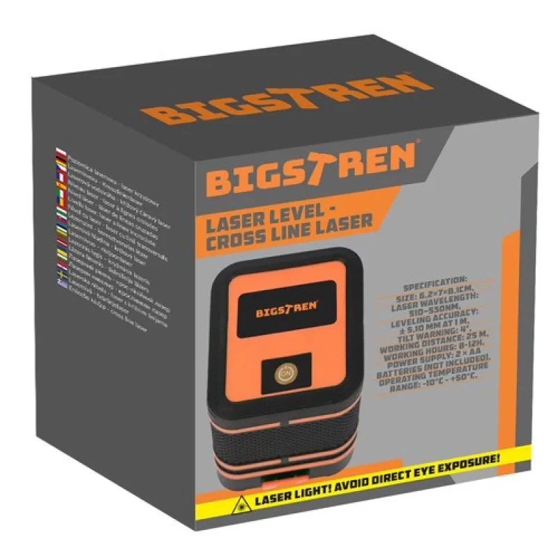 BIGSTREN Laserová vodováha