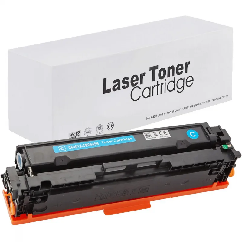 Toner HP CF401X/CRG045HC - 2200s - Cyan - kompatibilný