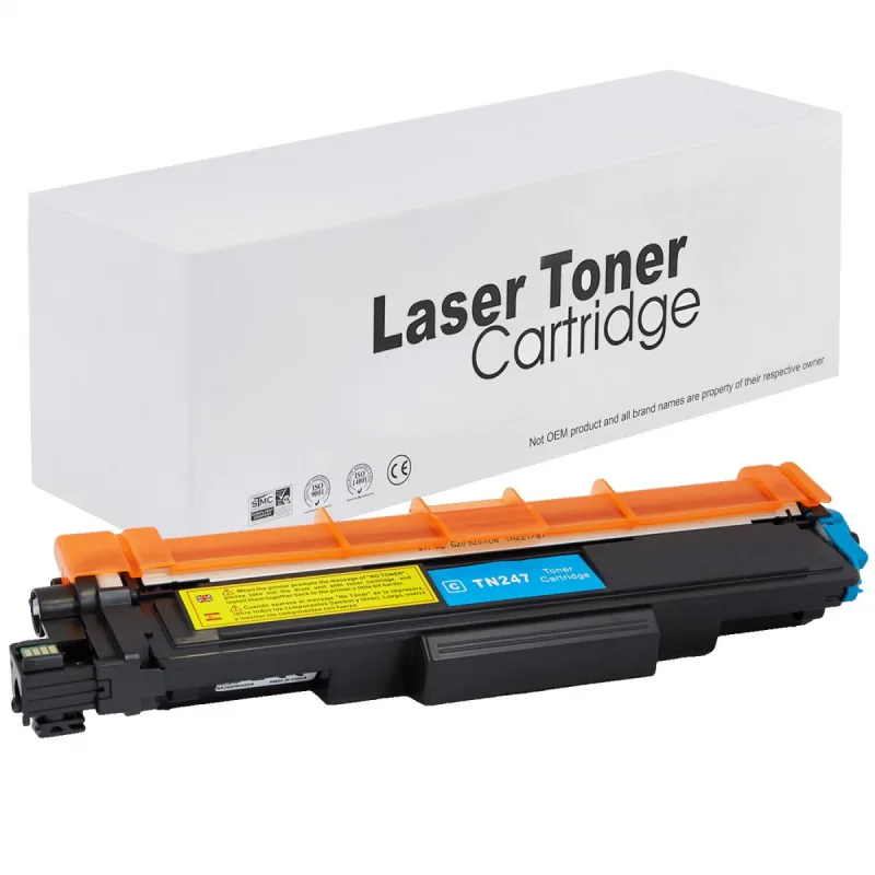 Toner BROTHER TN-247C Cyan - 2300 strán - kompatibilný