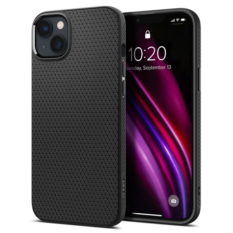 Liquid Air Case Spigen pre iPhone 14 Plus – matná čierna
