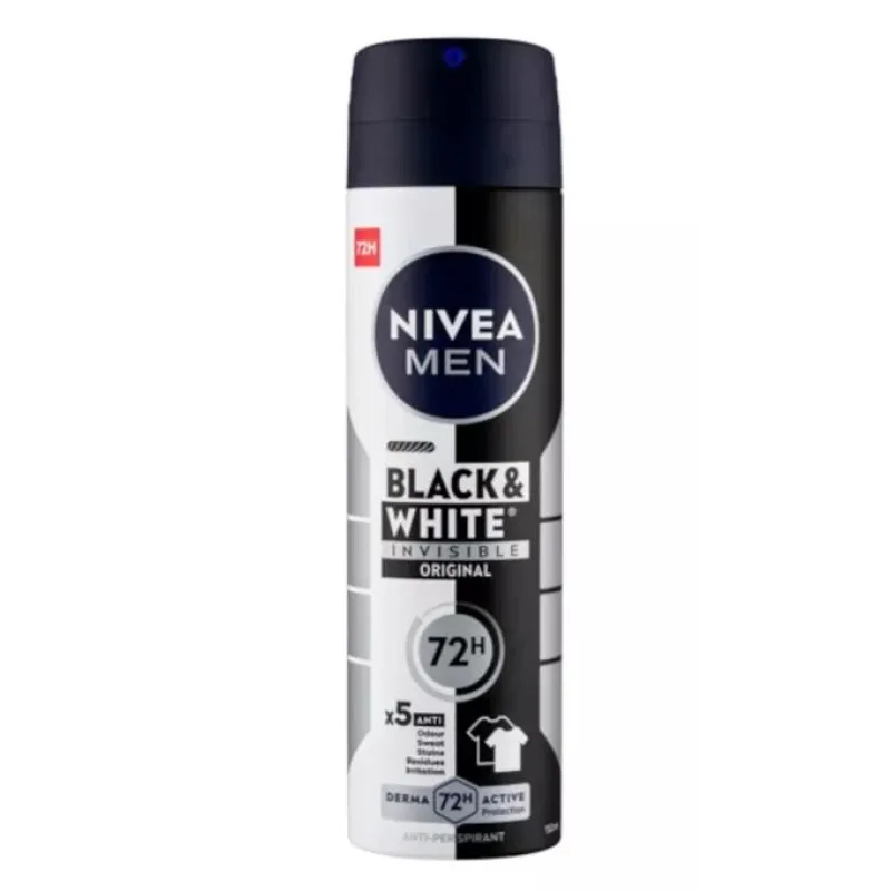 Nivea Deo Men 150ml Black & White Invisible Original