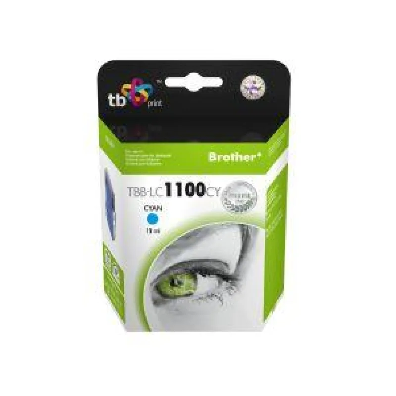 Ink. kazeta TB kompat. s Brother LC1100C 100% N TBB-LC1100CY