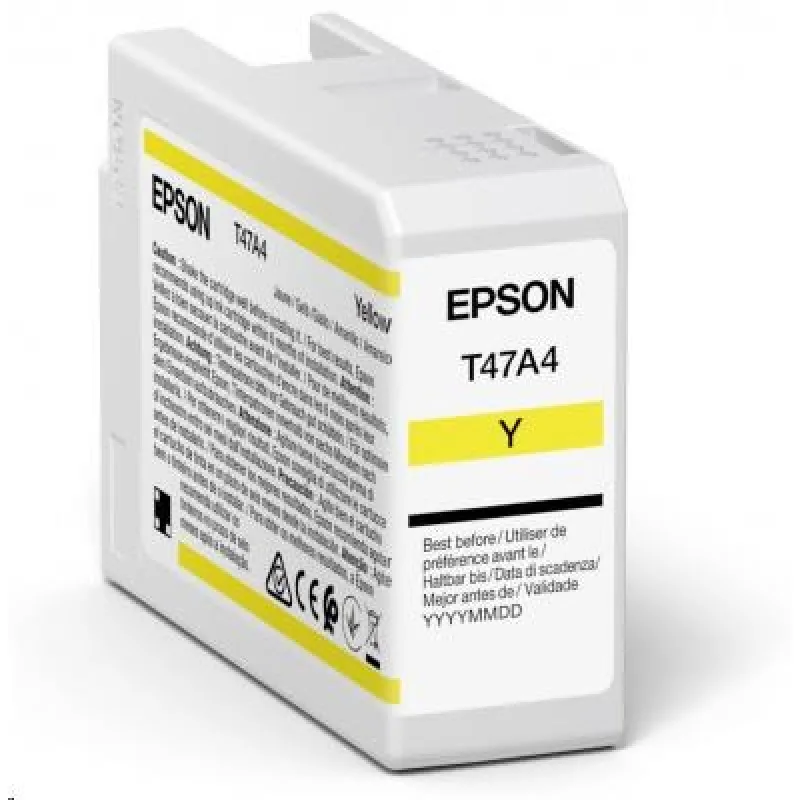 Atrament EPSON Singlepack Yellow T47A4 UltraChrome Pro 10 50 ml C13T47A400