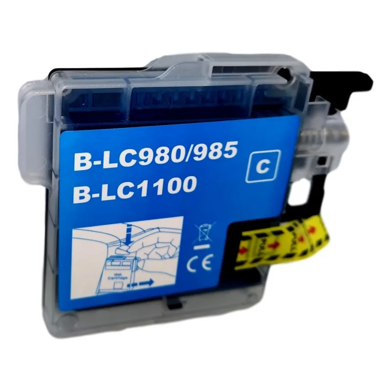 Toner Brother LC-980C/LC-985C/LC-1100C Cyan - 12ml - kompatibilný