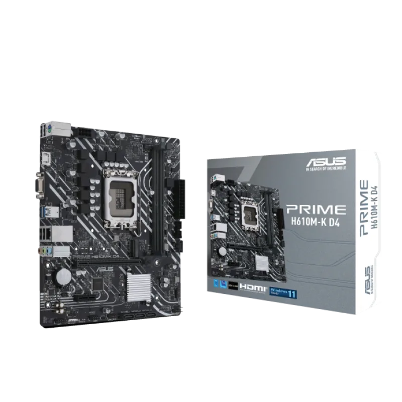 ASUS PRIME H610M-K D4, Intel H610, LGA1700, 2xDDR4, mATX
