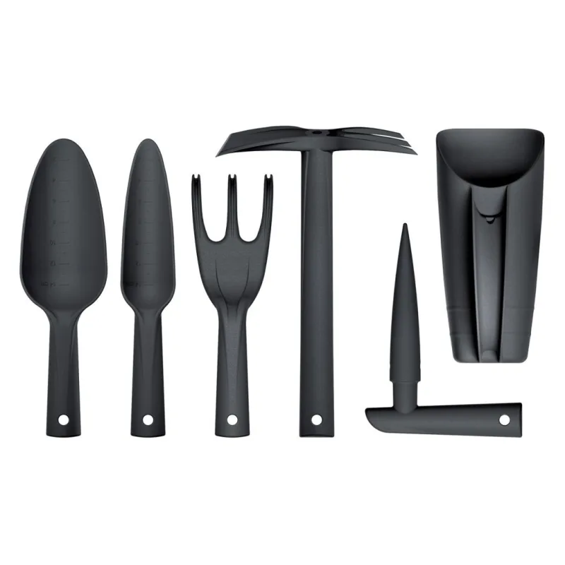 PROSPERPLAST Sada ručného náradia RESPANA GARDENING TOOLS SET antracit 6 ks