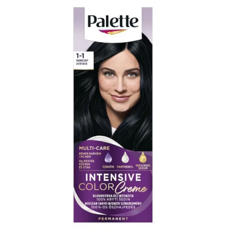 Palette Intensive Color Creme farba na vlasy Modročierny 1-1