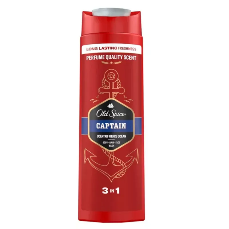 Old Spice Captain sprchový gél 3v1 400 ml