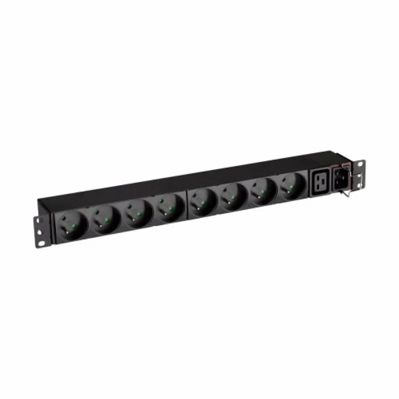Eaton FlexPDU 19", výstup 8x FR zasuvky, vstup IEC 16A, 230V EFLX8F