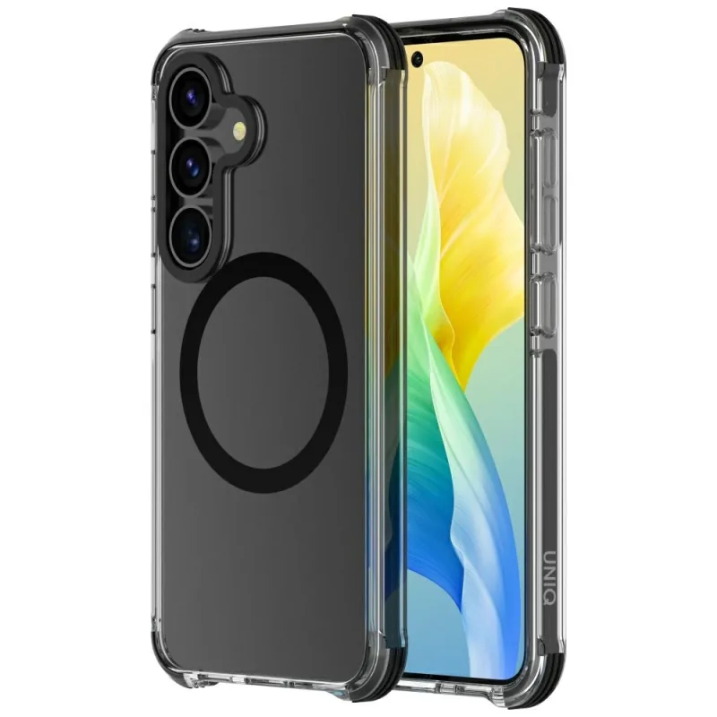 Puzdro Uniq Combat MagSafe pre Samsung Galaxy S25 - čierne