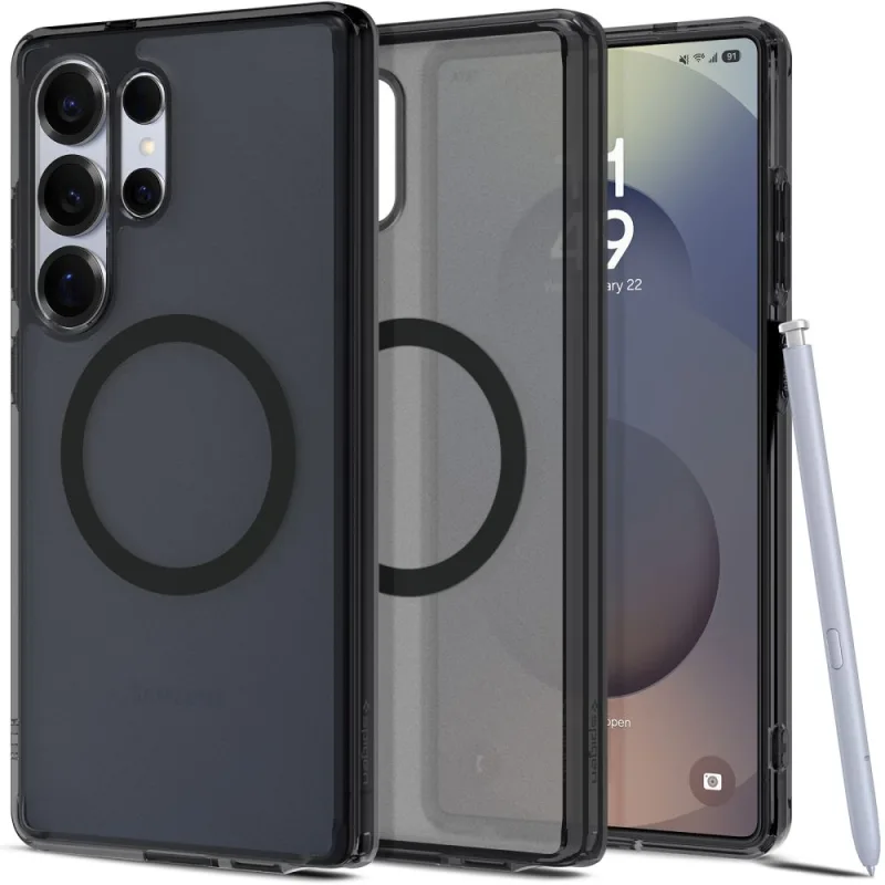 Puzdro Spigen Ultra Hybrid Mag Case pre Samsung Galaxy S25 Ultra – čierne