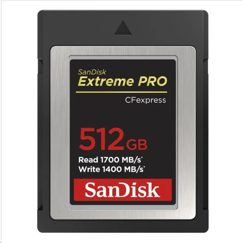 Karta SanDisk Extreme Pro CFexpress 512 GB, typ B, 1700 MB/ s čítanie, …
