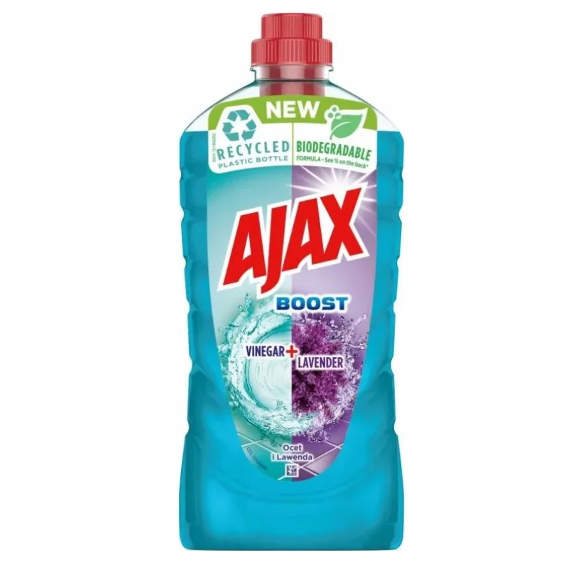 AJAX Boost Vínny ocot / Levanduľa univerzálny čistiaci prostriedok 1 l
