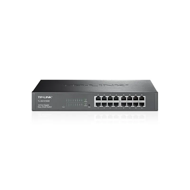 16-Port Gigabit Easy Smart Switch PORT: 16× Gigabit RJ45 Ports SPEC: 1U…