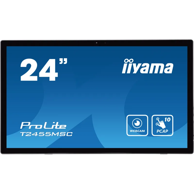 24" LCD iiyama T2455MSC-B1: IPS, FHD, P-CAP, HDMI T2455MSC-B1
