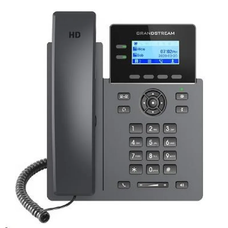 Grandstream GRP2602G SIP telefon [4 SIP účty, 2 linky, EHS, GDMS]…