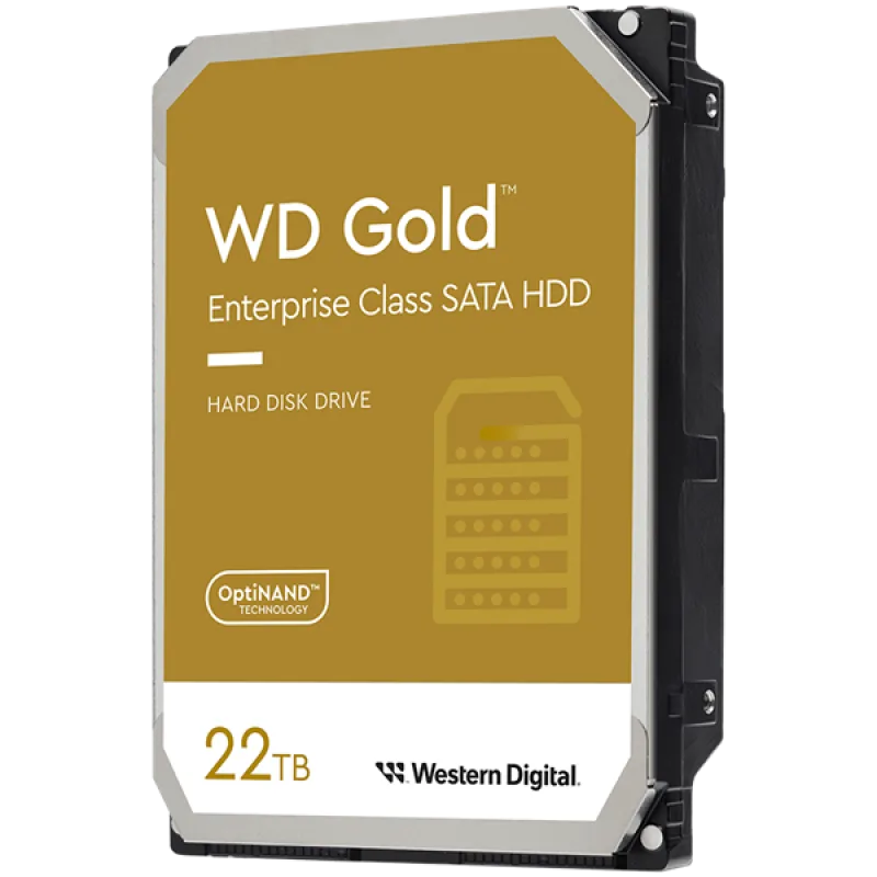 WD Gold 3,5" HDD 22 TB 7200RPM 512MB SATA 6Gb/s WD221KRYZ