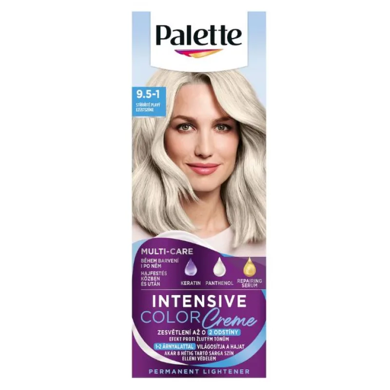 Palette Intensive Color Creme farba na vlasy Striebroplavý 9.5-1