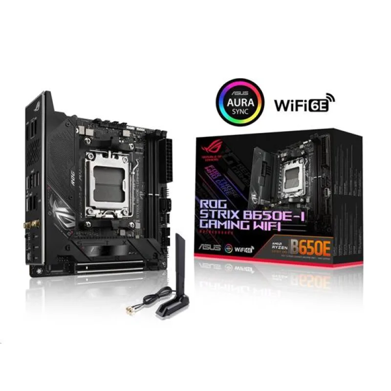 ASUS ROG STRIX B650E-I GAMING WIFI soc AM5 DDR5 B650 mini-ITX HDMI…