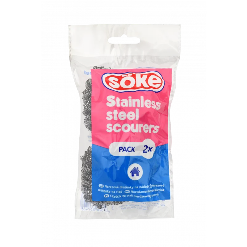 Söke Nerezové drôtenky na riad 2ks