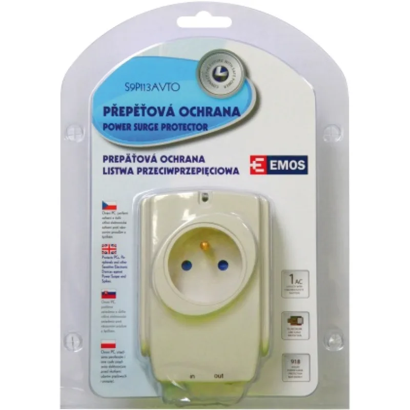 Prepäťová ochrana 1 zásuvka 1909010000