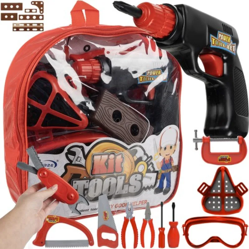 KRUZZEL Detská súprava náradia pre domácich majstrov