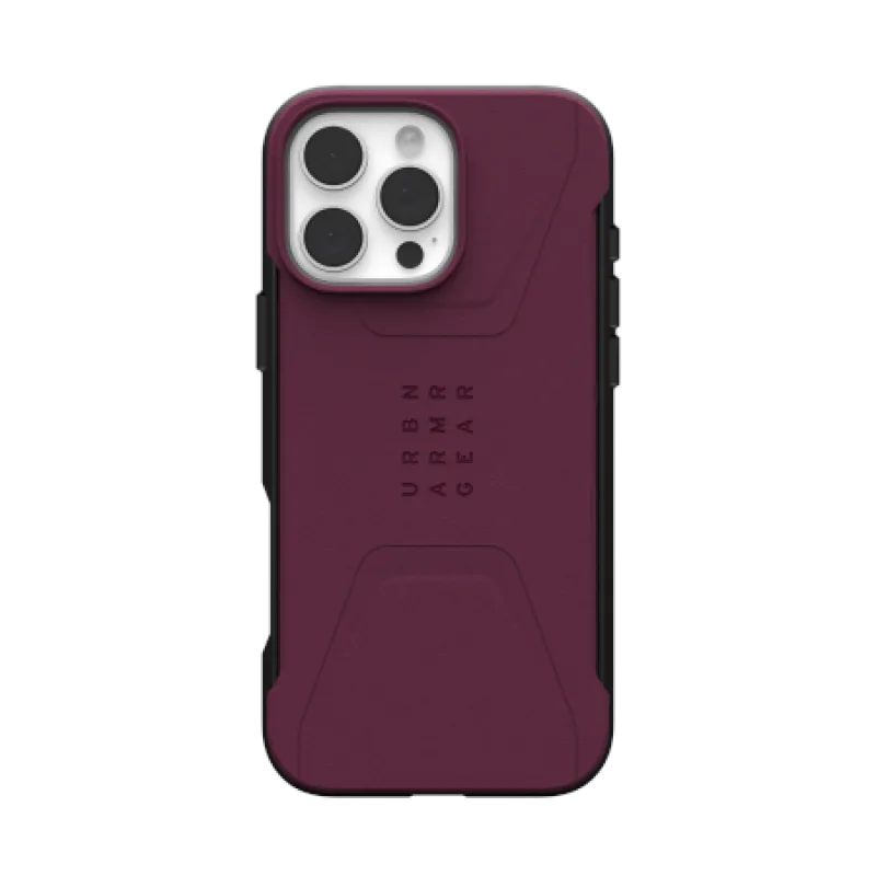 Puzdro UAG Civilian Magsafe iPhone 16 Pro Max – červené