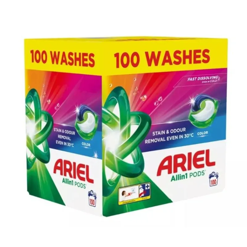 Ariel All in1 gélové kapsule Color 100 PD