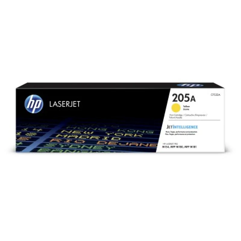 HP 205A Yellow Original LJ Toner Cartridge, CF532A CF532A