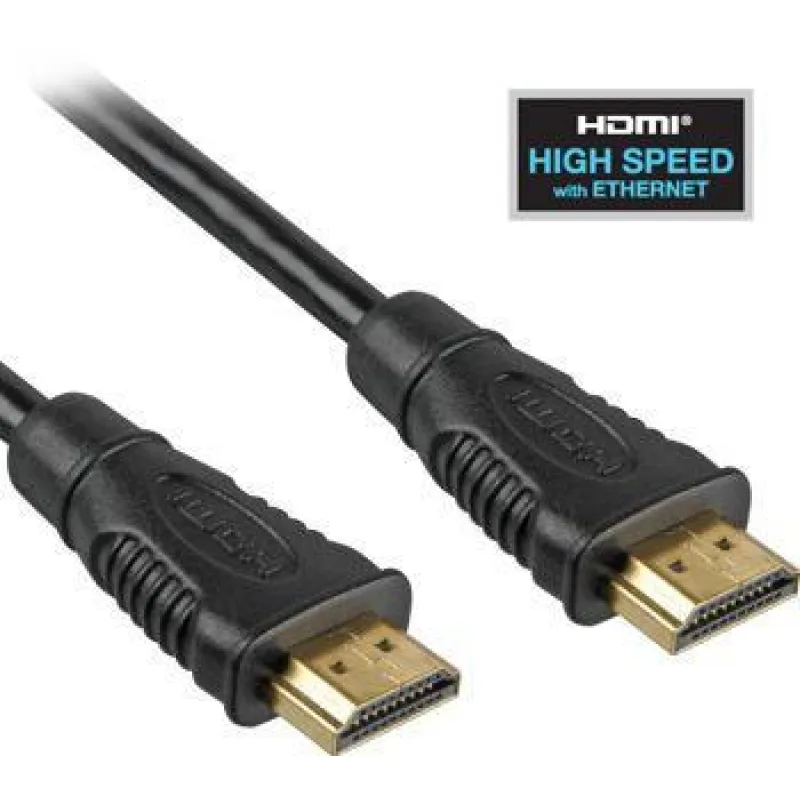 PremiumCord HDMI High Speed + Ethernet kábel, pozlátené konektory, 1, 5m…