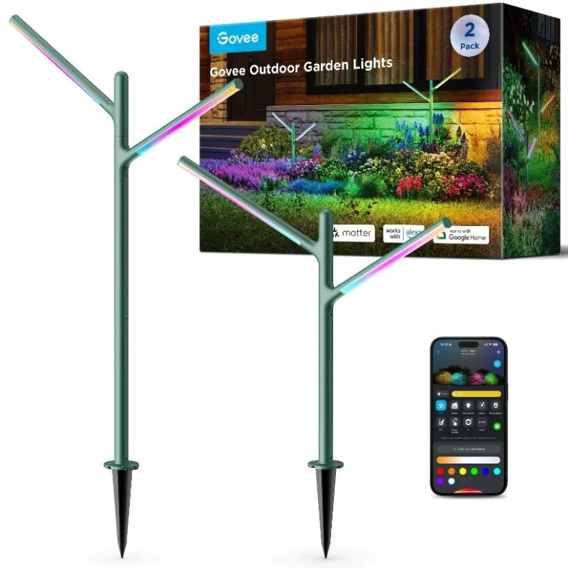 Govee RGBWW zahradní světlo 2ks Matter H7086341