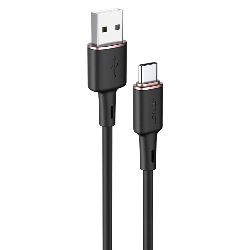 Acefast USB kábel – USB typ C 1,2 m, 3A čierny (C2-04 čierny)