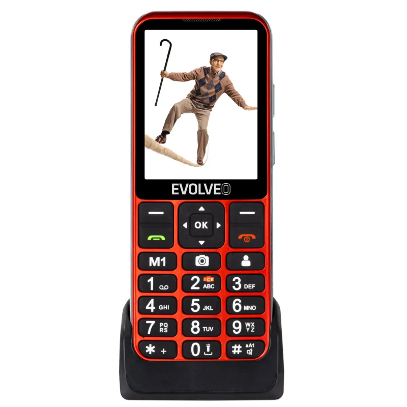 EVOLVEO EasyPhone LT, mobilný telefón pre seniorov s nabíjacím stojanom …