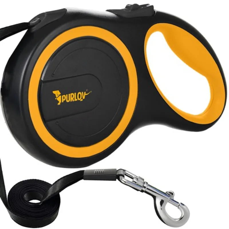 PURLOV 19786 Samonavíjacie vodítko 8 m 50 Kg čiernosivé