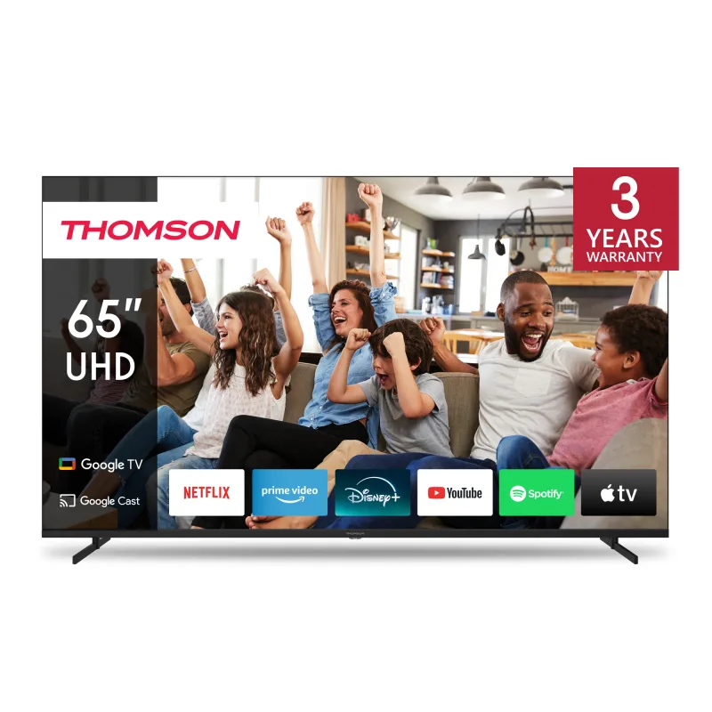Thomson 65UG4S14 - 65" Google TV, 4K, 4x HDMI, USB - poškodený obal…