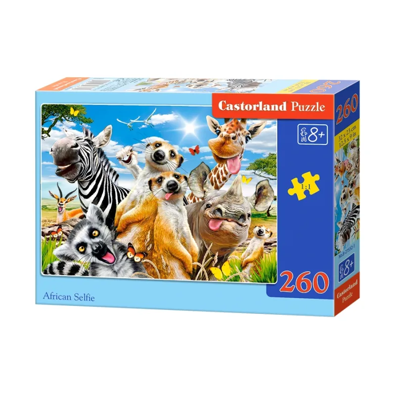 CASTORLAND Puzzle Bláznivé zvieratká 260 dielikov