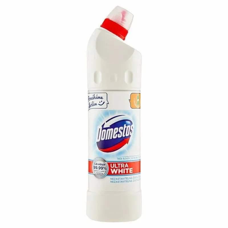 Domestos 24h White Shine tekutý dezinfekčný a čistiaci prípravok 750 ml