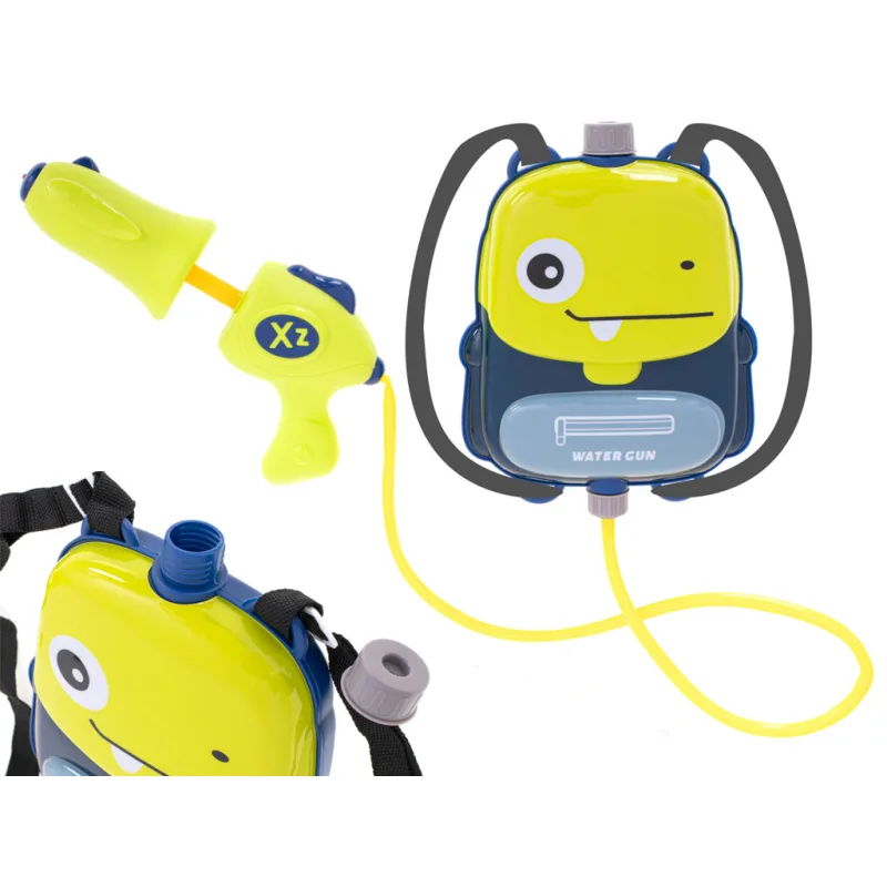 KIK Vodná pištoľ s batohom dinosaurus 1000 ml