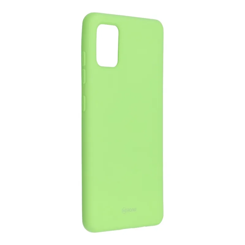 Puzdro Roar Colorful Jelly na Samsung Galaxy A51 lime