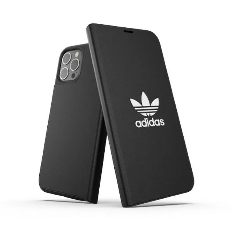 Adidas OR Booklet Case BASIC pre iPhone 12 Pro Max – Black and White
