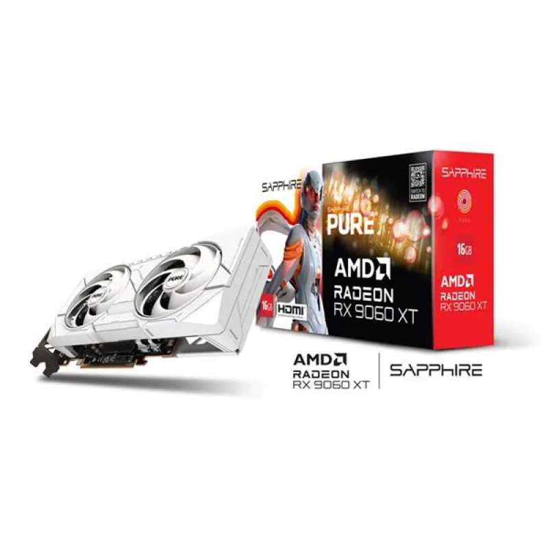Sapphire PURE AMD Radeon RX 9060 XT/ 16GB/ GDDR6 11350-02-20G